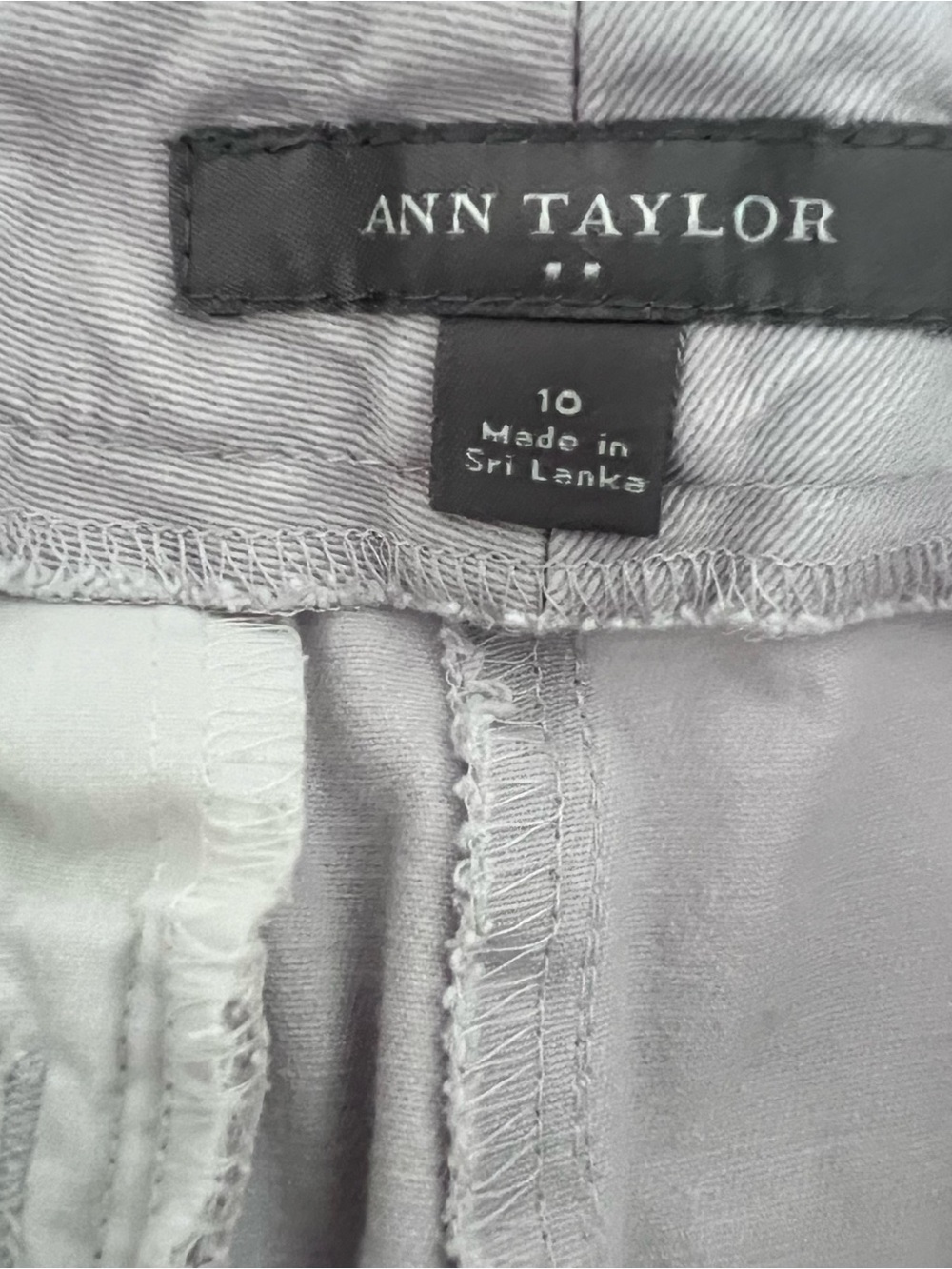 Ann Taylor Cotton Khaki Capris - Picture 6 of 10